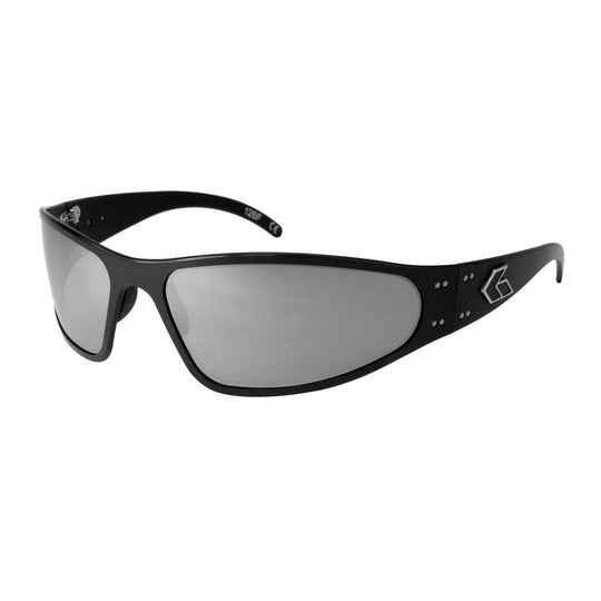 GATORZ WRAPTOR BLACK / SMOKED CHROME MIRROR LENS