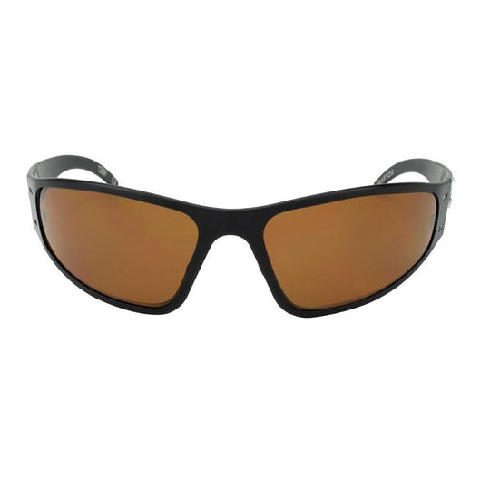 GATORZ WRAPTOR - BLACK FRAME / BROWN POLARIZED LENS