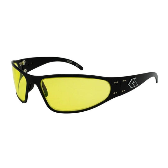 GATORZ WRAPTOR BLACK FRAME / YELLOW LENS