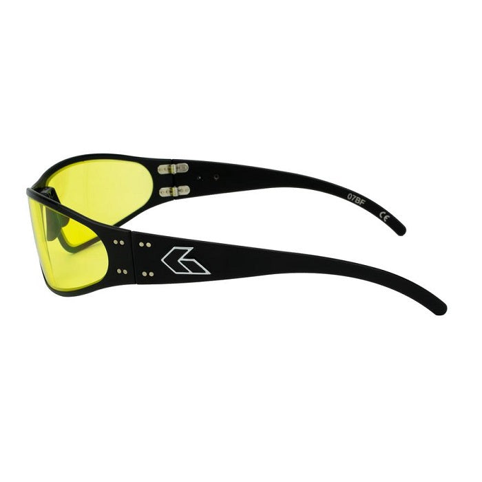 GATORZ WRAPTOR BLACK FRAME / YELLOW LENS