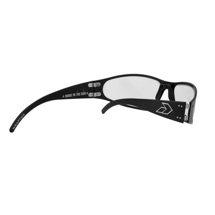 GATORZ WRAPTOR BLACK FRAME / CLEAR LENS