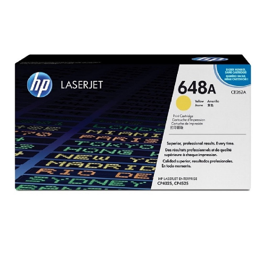 HP 648A YELLOW ORIGINAL LASERJET TONER CARTRIDGE