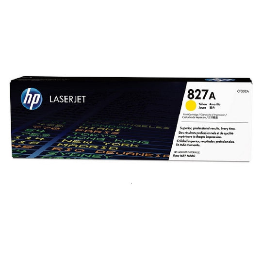 HP 827A ORIGINAL YELLOW TONER CARTRIDGE